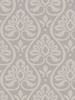 Debussy Damask Wallpaper Pewter and Grey Arthouse 888301