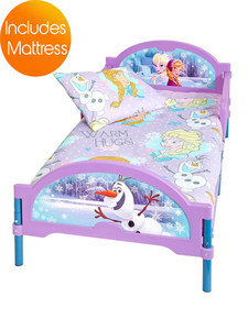 Disney Frozen Cosytime Toddler Bed and Fully Sprung Mattress