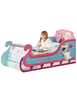 Disney Frozen Sleigh Toddler Bed with Underbed Storage plus Foam