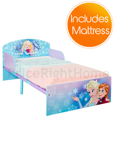 Disney Frozen Toddler Bed with Deluxe Foam Mattress