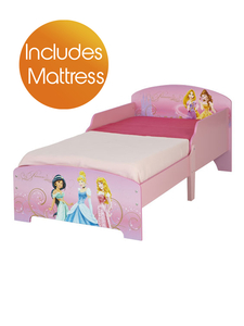 Disney Princess Toddler Bed Plus Deluxe Foam Mattress