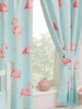 Fifi Flamingo Lined Curtains