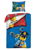 Lego City Single Cotton Duvet Cover and Pillowcase Set - European Size