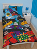 Lego DC Superheroes Batman Dynamic Single Duvet Cover Set