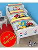 Lego Duplo Blocks 4 in 1 Junior Bedding Bundle (Duvet + Pillow +