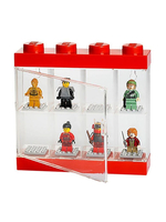 Lego Minifigure Small Display Case - Red
