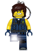 Lego Movie 2 Rex Dangervest Keylight Keyring