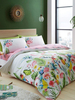 Leila Tropical Double Duvet Cover and Pillowcase Set