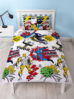 Marvel Comics Scribble Single Duvet Cover Set