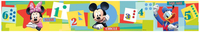Mickey Mouse Shapes and Numbers Self Adhesive Wallpaper Border 5m