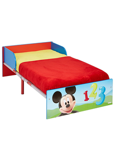 Mickey Mouse Toddler Bed with Fully Sprung Mattress