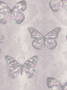 Midsummer Butterfly Wallpaper - Heather - 661204