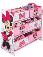 Minnie Mouse 6 Bin Storage Unit