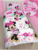 Minnie Mouse Cross Stitch Single Duvet Cover & Pillowcase Set