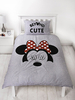 Minnie Mouse Cute Single Duvet Cover and Pillowcase Set