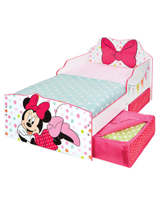 Minnie Mouse Toddler Bed with Storage