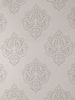 Opal Damask Glitter Wallpaper Beige and White P+S 02491-60