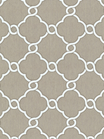 Opal Geometric Glitter Wallpaper Taupe and White P+S 02493-20