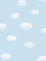 Over the Rainbow Cloudy Sky Wallpaper Blue Holden 90991