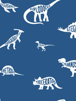 Over the Rainbow Dino Dictionary Wallpaper Blue Holden 90901