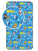 Paw Patrol Blue Single Fitted Sheet