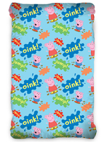 Peppa Pig Oink Single Fitted Cotton Sheet