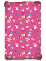 Peppa Pig Pink Single Fitted Cotton Sheet