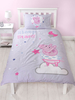 Peppa Pig Sleepy Single Duvet Cover and Pillowcase Set