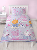 Peppa Pig Sleepy Single Duvet Cover Set - Rotary Design