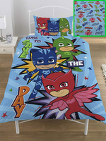 PJ Masks Save The Day Single Duvet Cover Set