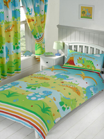 Roar Like a Dinosaur 4 in 1 Junior Bedding Bundle (Duvet,  Pillow and