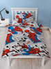 Spiderman Flight Single Duvet Cover and Pillowcase Set