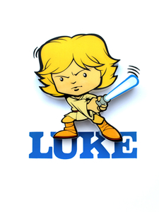 Star Wars Mini 3D LED Wall Light Luke Skywalker