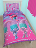 Trolls Glow Single Duvet Cover Set - Rotary Design