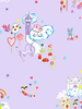 Unicorns and Castles Wallpaper Lilac Holden 12219