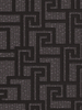 Versace Parvus Greek Key Wallpaper - Black - 10m x 70cm 96236-3