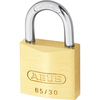 Abus 30mm 65 Series Compact Brass Padlock Pack of 2 Keyed Alike