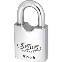 Abus 55mm 83CS Rock Chrome Plated Brass Padlock Keyed Alike to Suite KA2745