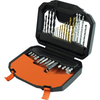 Black & Decker 30 Piece Titanium Drill & Screwdriver Bit Set