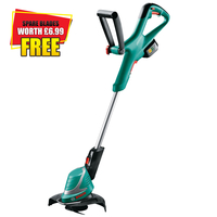 Bosch POWER4ALL ART 26-18 LI 18v Cordless Grass Trimmer 260mm Cut Width with 1 Lithium Ion Battery 1.5ah with Pack of Extra Blades Worth