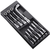 Britool 10 Piece Angled Hex Socket Wrench Set 8 - 19mm in Tray Module