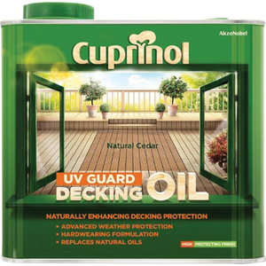 Cuprinol Decking Oil & Protector Natural Cedar 2.5 Litre