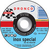 Dronco AS 46 T INOX 230mm x 1.9mm x 22.2mm Bore Angle Grinder Stainless Steel Inox Cutting Discs for Steel