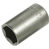 Faithfull 15mm 1/2& Square Drive Hexagon Socket Chrome Vanadium