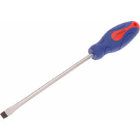 Faithfull 200 x 10mm Soft Grip Flared Slotted Screwdriver
