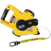 Faithfull 30 Metre / 100 Feet Fibre Glass Geared Tape Measure with Ground Spike
