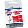 Faithfull Aluminium Pop Rivets 3mm x 10mm Medium Pack of 100