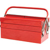 Faithfull Metal Cantilever Tool Box with 5 Trays Red 430mm / 17"