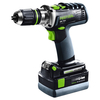 Festool QUADRIVE DRC 18/4 LI Set 18v Cordless Drill with 2 Lithium Ion Batteries 4.2ah + Systainer Box