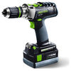 Festool QUADRIVE PDC 18/4 LI Set 18v Cordless Combi Drill with 2 Lithium Ion Batteries + Systainer Box